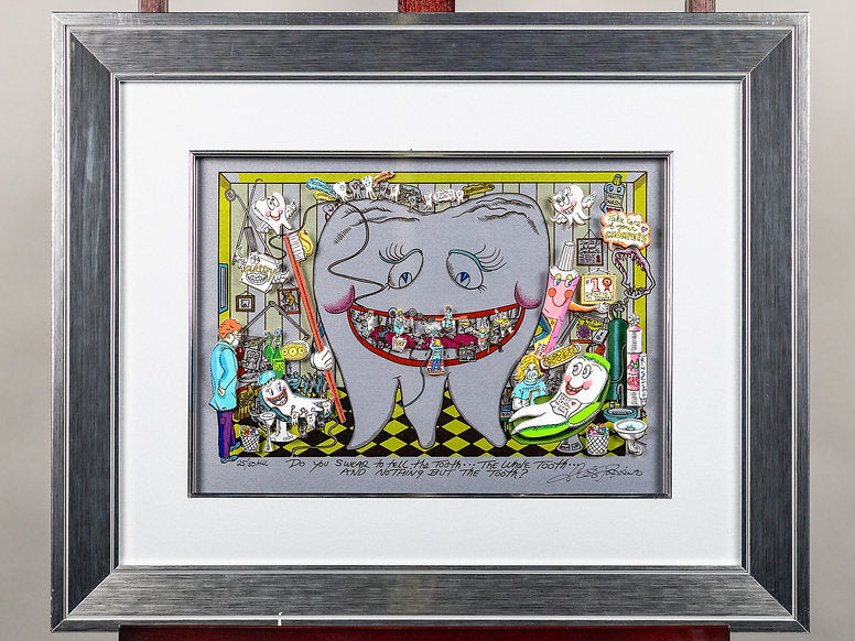 Charles Fazzino Limited 3D Art "Swear to Tell the Tooth"